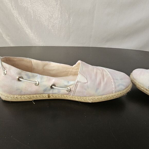 Nautica Tie Dye Rudder Espadrille Flats Women’s Size 8 Pink - Picture 4 of 11